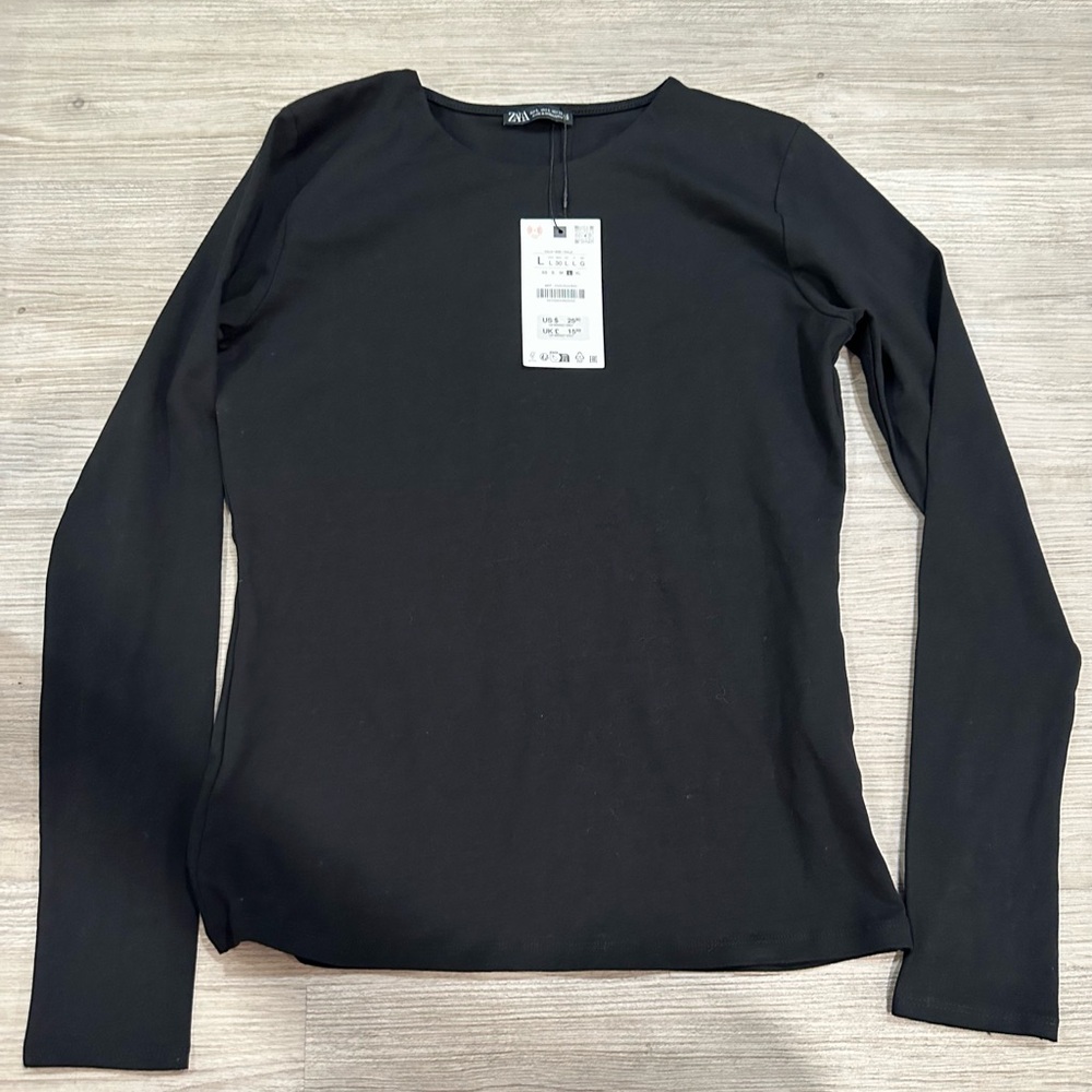 Zara Elegant Long Sleeve Tee